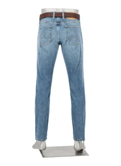 ALBERTO Jeans Slipe, Tapered Fit, Japan Denim, hellblau^ Jeans