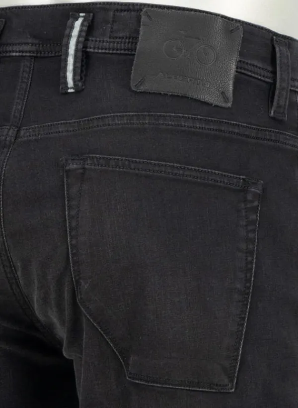 ALBERTO Jeansshorts BikeSpeed, Regular Fit, Baumwoll-Stretch Coolmax®, anthrazit^ Bike|Jeans
