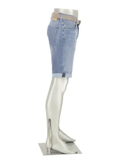 ALBERTO Jeansshorts BikeSpeed, Regular Fit, Baumwoll-Stretch Coolmax®, hellblau^ Bike|Jeans