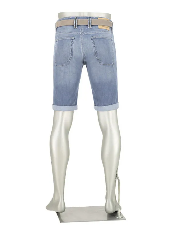 ALBERTO Jeansshorts BikeSpeed, Regular Fit, Baumwoll-Stretch Coolmax®, hellblau^ Bike|Jeans