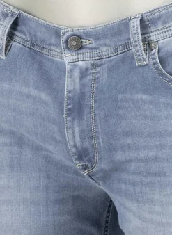 ALBERTO Jeansshorts BikeSpeed, Regular Fit, Baumwoll-Stretch Coolmax®, hellblau^ Bike|Jeans