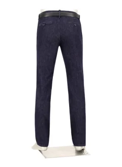 ALBERTO Kaschmit Denim, Lou, Regular Fit, Baumwoll-Mix, navy^ Jeans