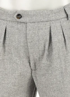 ALBERTO Mini Oxford, Ted-C, Wide Fit, Wolle cropped, grau^ Hosen