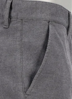 ALBERTO New Wool Look, Lou, Regular Fit, Baumwoll-Stretch, grau meliert^ Hosen