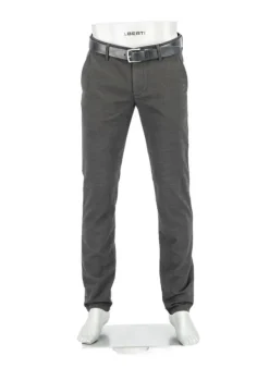 ALBERTO New Wool Look, Lou, Regular Fit, Baumwoll-Stretch, dunkelgrün meliert^ Hosen