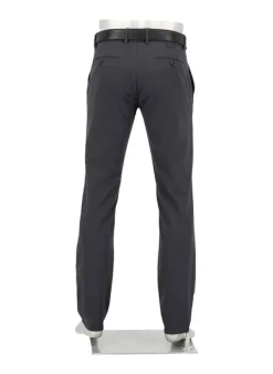ALBERTO New Wool Look, Lou, Regular Fit, Baumwoll-Stretch, nachtblau meliert^ Hosen