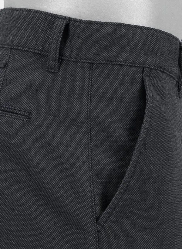ALBERTO New Wool Look, Lou, Regular Fit, Baumwoll-Stretch, nachtblau meliert^ Hosen