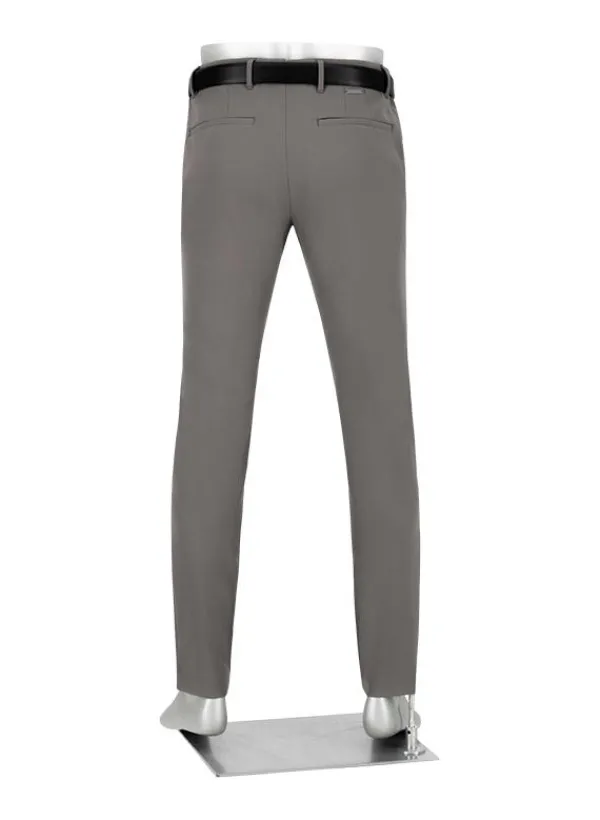 ALBERTO Performance, Move, Slim Fit, Mikrofaser-Stretch, grau^ Hosen