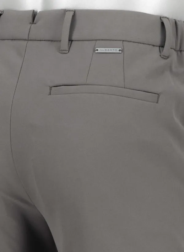 ALBERTO Performance, Move, Slim Fit, Mikrofaser-Stretch, grau^ Hosen