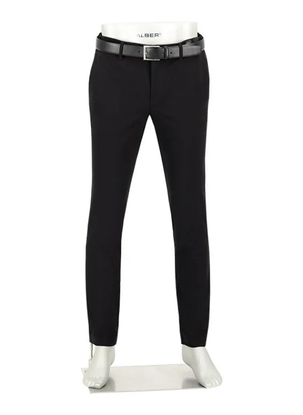 ALBERTO Performance, Move, Slim Fit, Mikrofaser-Stretch, schwarz^ Hosen