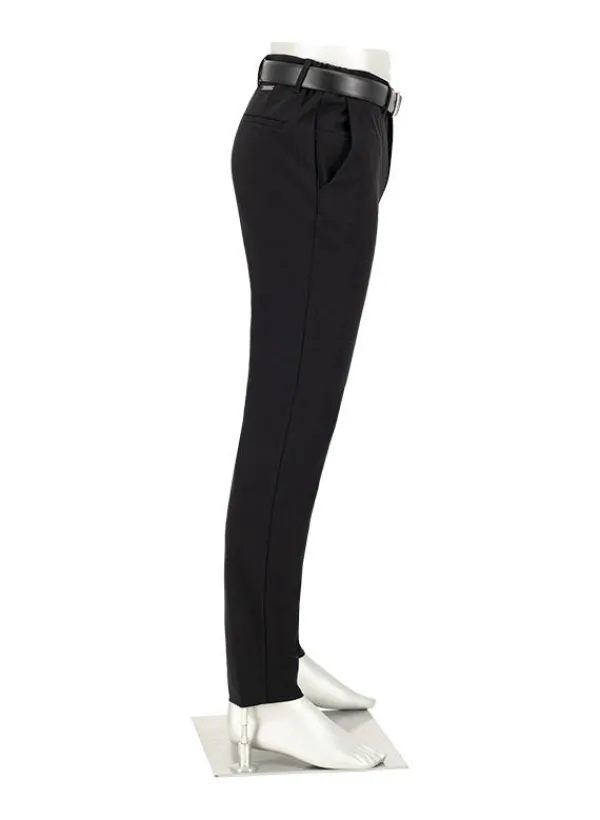 ALBERTO Performance, Move, Slim Fit, Mikrofaser-Stretch, schwarz^ Hosen