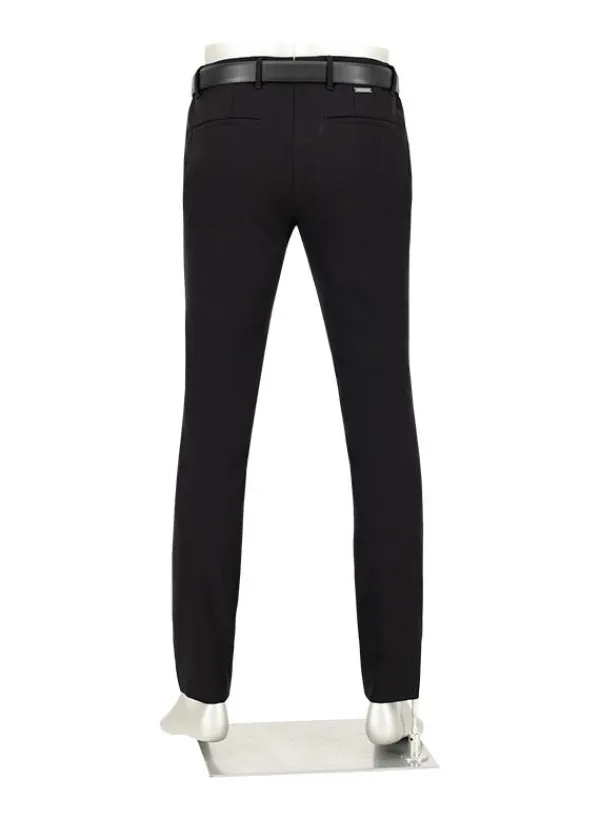 ALBERTO Performance, Move, Slim Fit, Mikrofaser-Stretch, schwarz^ Hosen