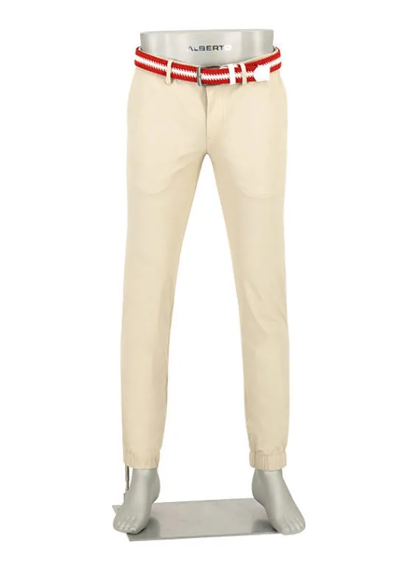 ALBERTO Performance, Rookie, Regular Fit, Tech-Gabardine wasserabweisend, beige^ Hosen|Hosen