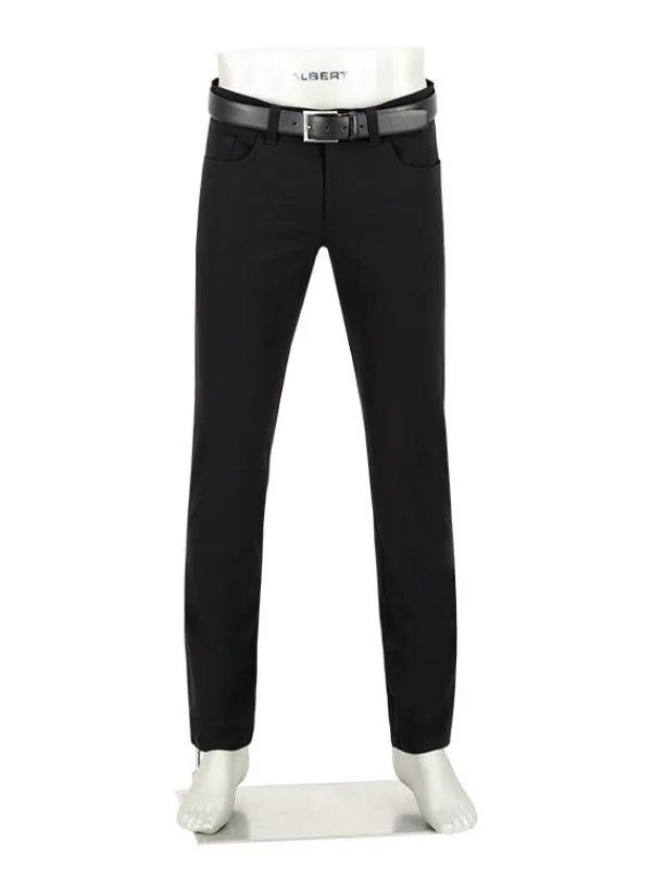 ALBERTO Performence, Pipe, Regular Fit, Mikrofaser-Stretch wasserabweisend, schwarz^ Hosen