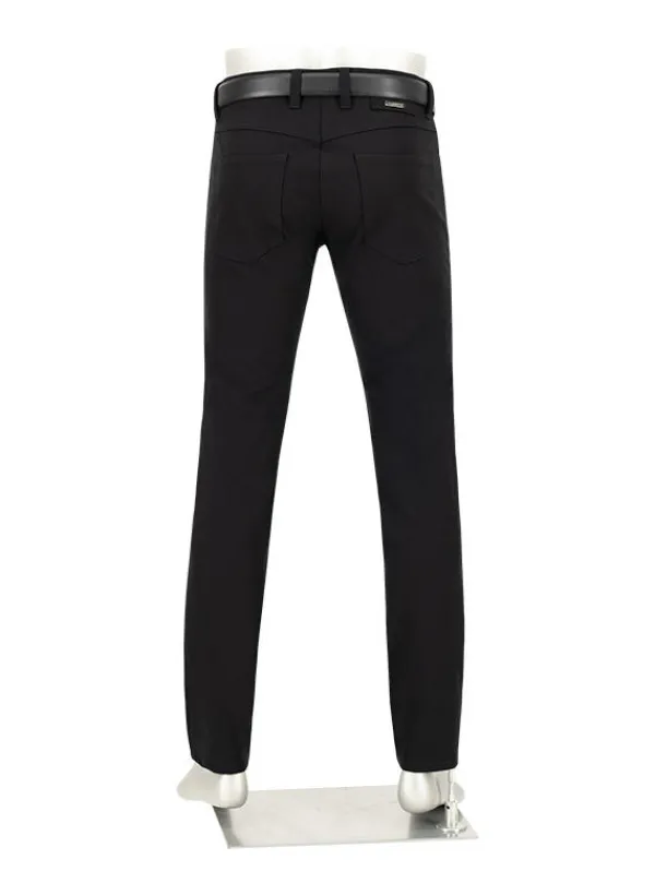 ALBERTO Performence, Pipe, Regular Fit, Mikrofaser-Stretch wasserabweisend, schwarz^ Hosen