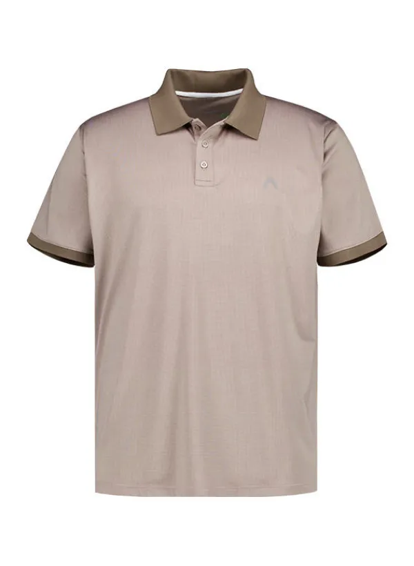 ALBERTO Polo-Shirt Levi, Cooler 3xDRY, beige meliert^ Polos|Polos