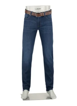 ALBERTO Seiden Denim, Pipe, Regular Fit, navy^ Jeans|Premium Business Jeans