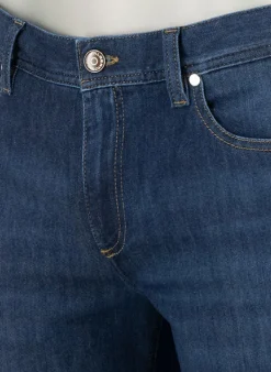 ALBERTO Seiden Denim, Pipe, Regular Fit, navy^ Jeans|Premium Business Jeans