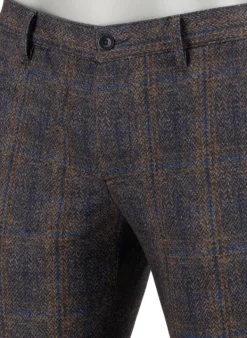 ALBERTO Smart Jersey, Rob, Slim Fit, Mikrofaser-Stretch, braun-lila^ Hosen