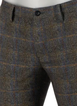 ALBERTO Smart Jersey, Rob, Slim Fit, Mikrofaser-Stretch, grün-blau^ Hosen