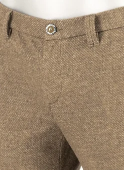 ALBERTO Smooth Jersey, Rob, Slim Fit, Mikrofaser-Stretch, braun-beige-ocker gemustert^ Hosen|Dressy
