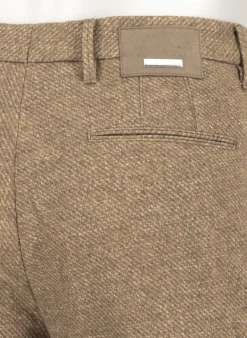 ALBERTO Smooth Jersey, Rob, Slim Fit, Mikrofaser-Stretch, braun-beige-ocker gemustert^ Hosen|Dressy