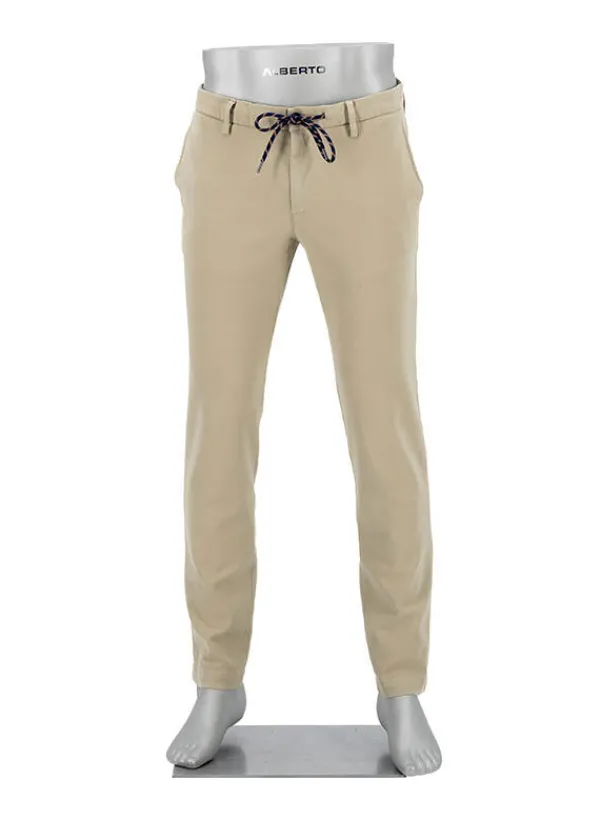 ALBERTO Super Stretch, Jump, Slim Fit, Baumwolle-Tencel™, beige^ Hosen