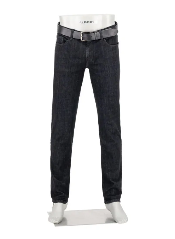 ALBERTO Super Stretch, Pipe, Regular Fit, Baumwolle T400®, schwarz^ Jeans|Premium Business Jeans