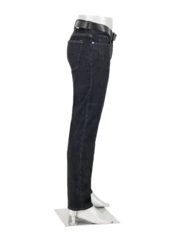 ALBERTO Super Stretch, Pipe, Regular Fit, Baumwolle T400®, schwarz^ Jeans|Premium Business Jeans