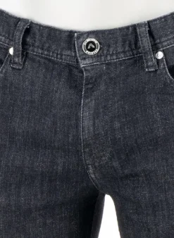 ALBERTO Super Stretch, Pipe, Regular Fit, Baumwolle T400®, schwarz^ Jeans|Premium Business Jeans