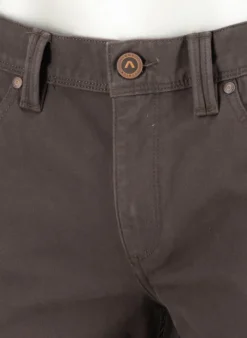 ALBERTO Super Twill, Pipe, Regular Fit, Baumwoll-Mix, braun^ Hosen