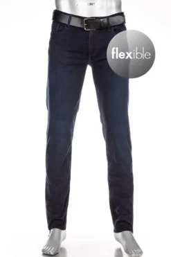ALBERTO Tencel™, Pipe, Regular Fit, Baumwoll-Mix, dunkelblau^ Jeans
