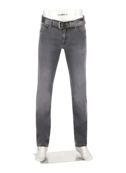ALBERTO Tencel™, Pipe, Regular Fit, Baumwoll-Mix, dunkelgrau^ Jeans|Premium Business Jeans