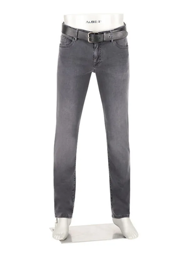 ALBERTO Tencel™, Pipe, Regular Fit, Baumwoll-Mix, dunkelgrau^ Jeans|Premium Business Jeans