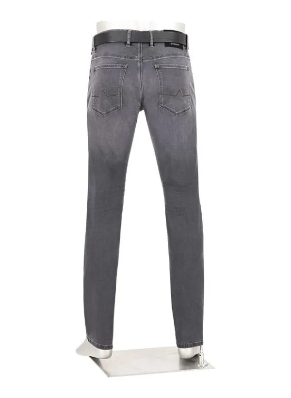 ALBERTO Tencel™, Pipe, Regular Fit, Baumwoll-Mix, dunkelgrau^ Jeans|Premium Business Jeans