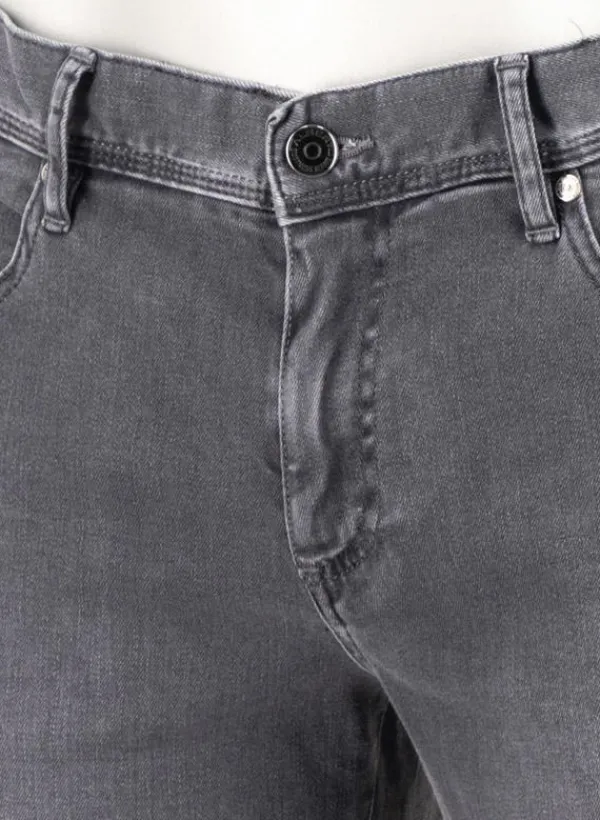ALBERTO Tencel™, Pipe, Regular Fit, Baumwoll-Mix, dunkelgrau^ Jeans|Premium Business Jeans