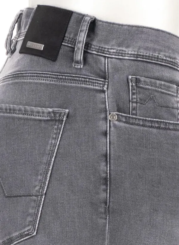 ALBERTO Tencel™, Pipe, Regular Fit, Baumwoll-Mix, dunkelgrau^ Jeans|Premium Business Jeans