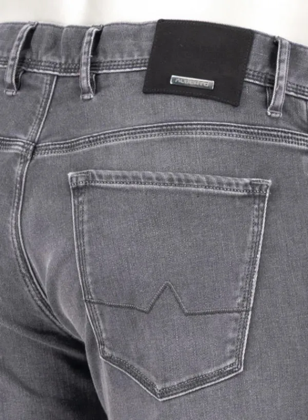 ALBERTO Tencel™, Pipe, Regular Fit, Baumwoll-Mix, dunkelgrau^ Jeans|Premium Business Jeans