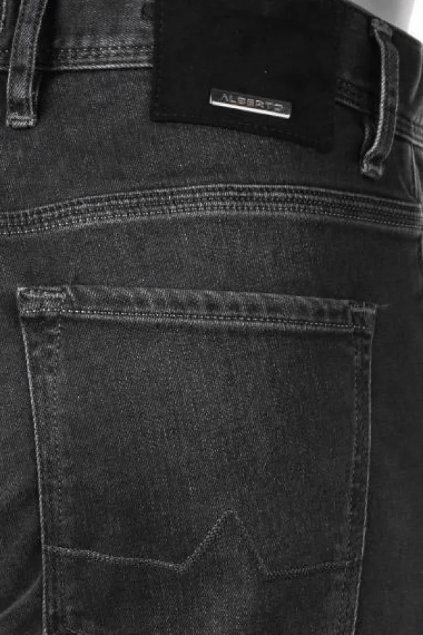 ALBERTO Tencel™, Pipe, Regular Fit, Baumwoll-Mix, anthrazit^ Jeans
