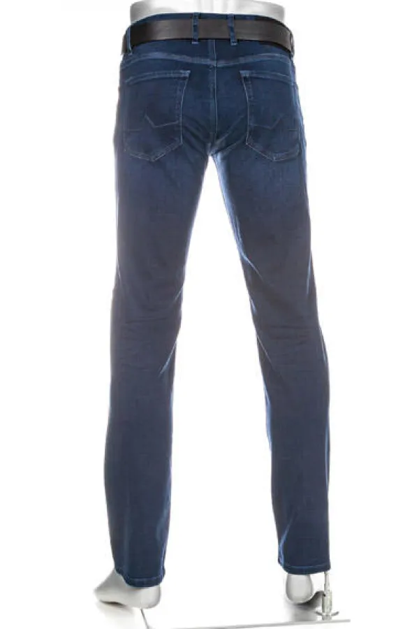 ALBERTO Tencel™, Pipe, Regular Fit, Baumwoll-Mix, navy^ Jeans|Premium Business Jeans