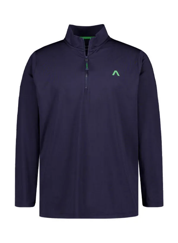 ALBERTO T-Shirt Rigo, Funktions-Stretch Cool Comfort, navy^ T-Shirts|T-Shirts